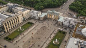 Pariser Platz et porte de Brandebourg