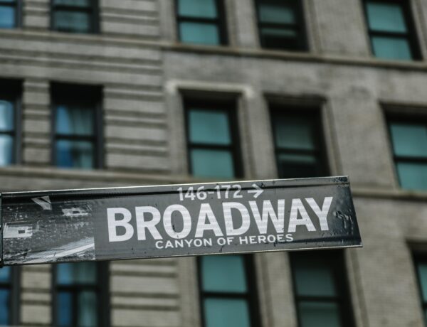 Panneau de rue Broadway à Manhattan, New York
