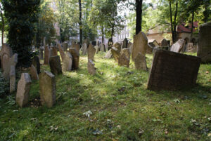 Ancien cimetière juif historique à Prague