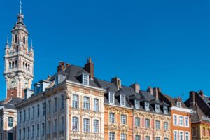 Lille, maisons anciennes en plein centre