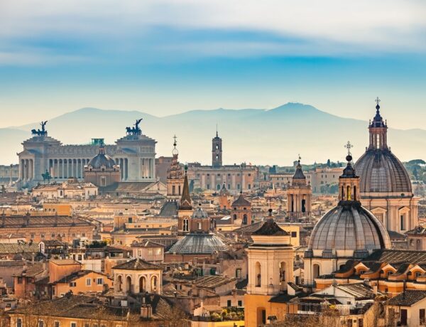 Vue aérienne sur Rome, Italie