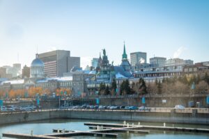 Vieux-Port et de la ville de Montréal, Québec, Canada