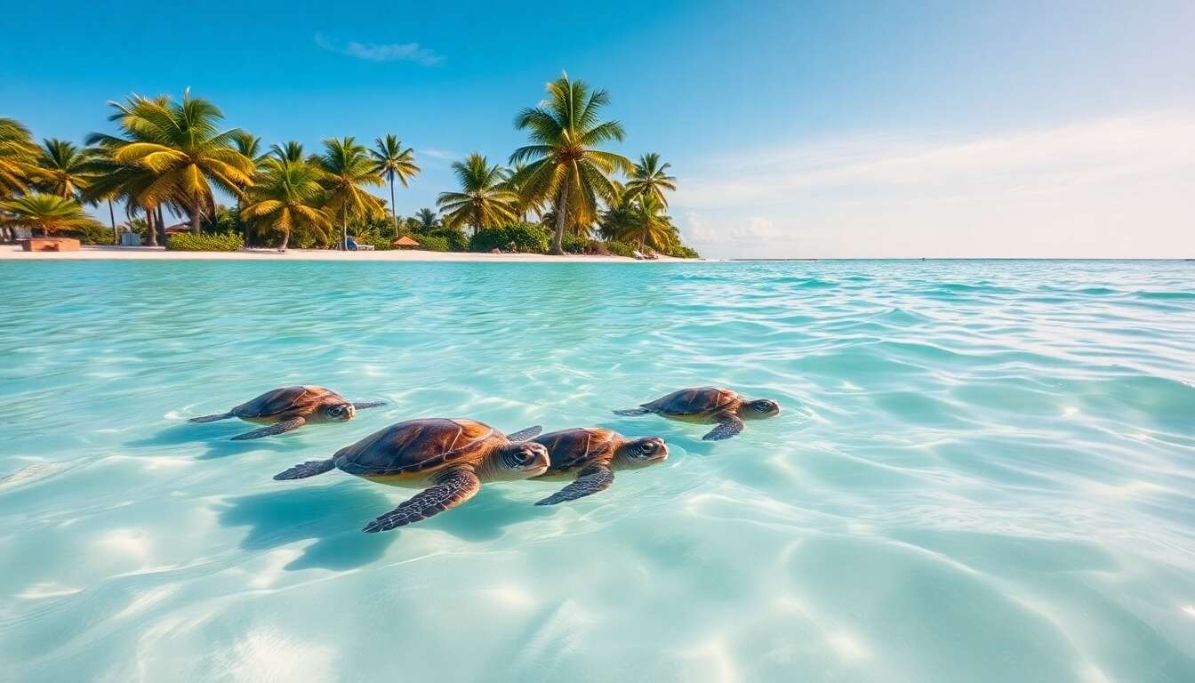 Le meilleur moment pour observer les tortues à akumal