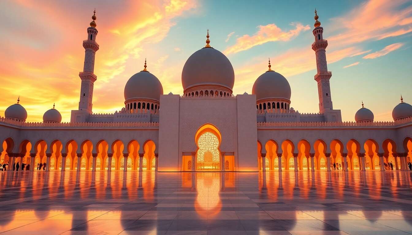 Découvrir la majestueuse grande mosquée cheikh zayed