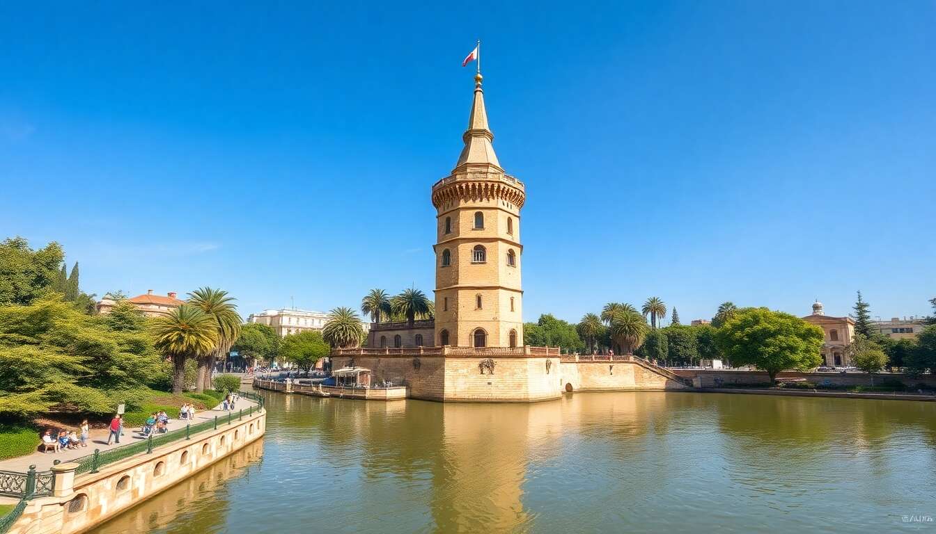 Panorama depuis la torre del oro