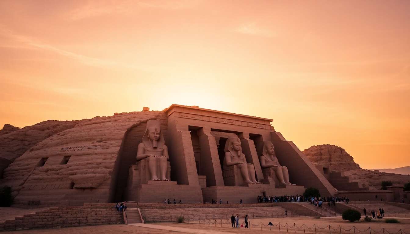 Visite des temples majestueux d'abou simbel