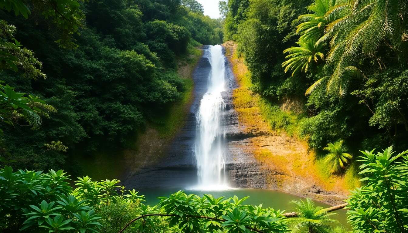 Randonner jusqu'à josephine falls