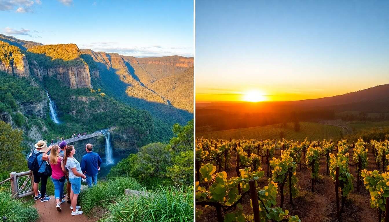 Excursions d'une journée : blue mountains et hunter valley