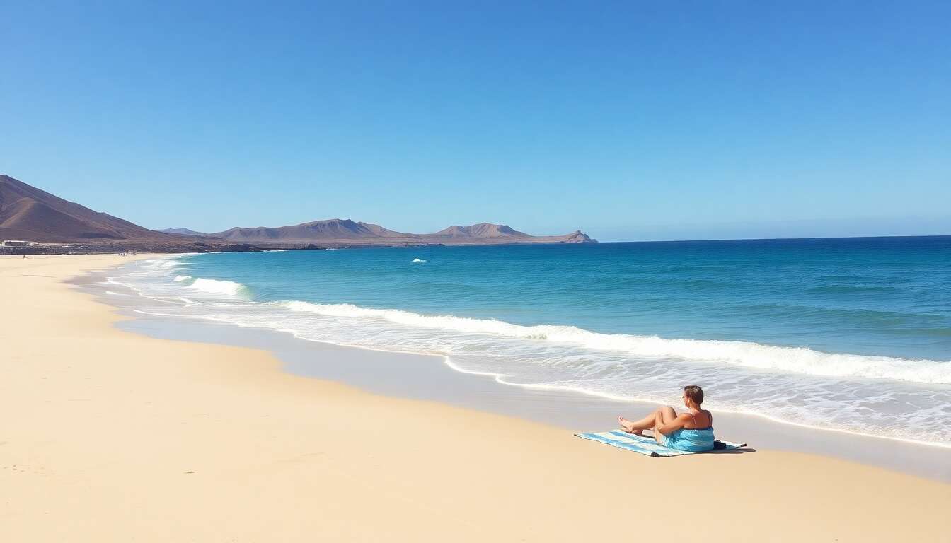 Se relaxer sur les plages du sud de lanzarote