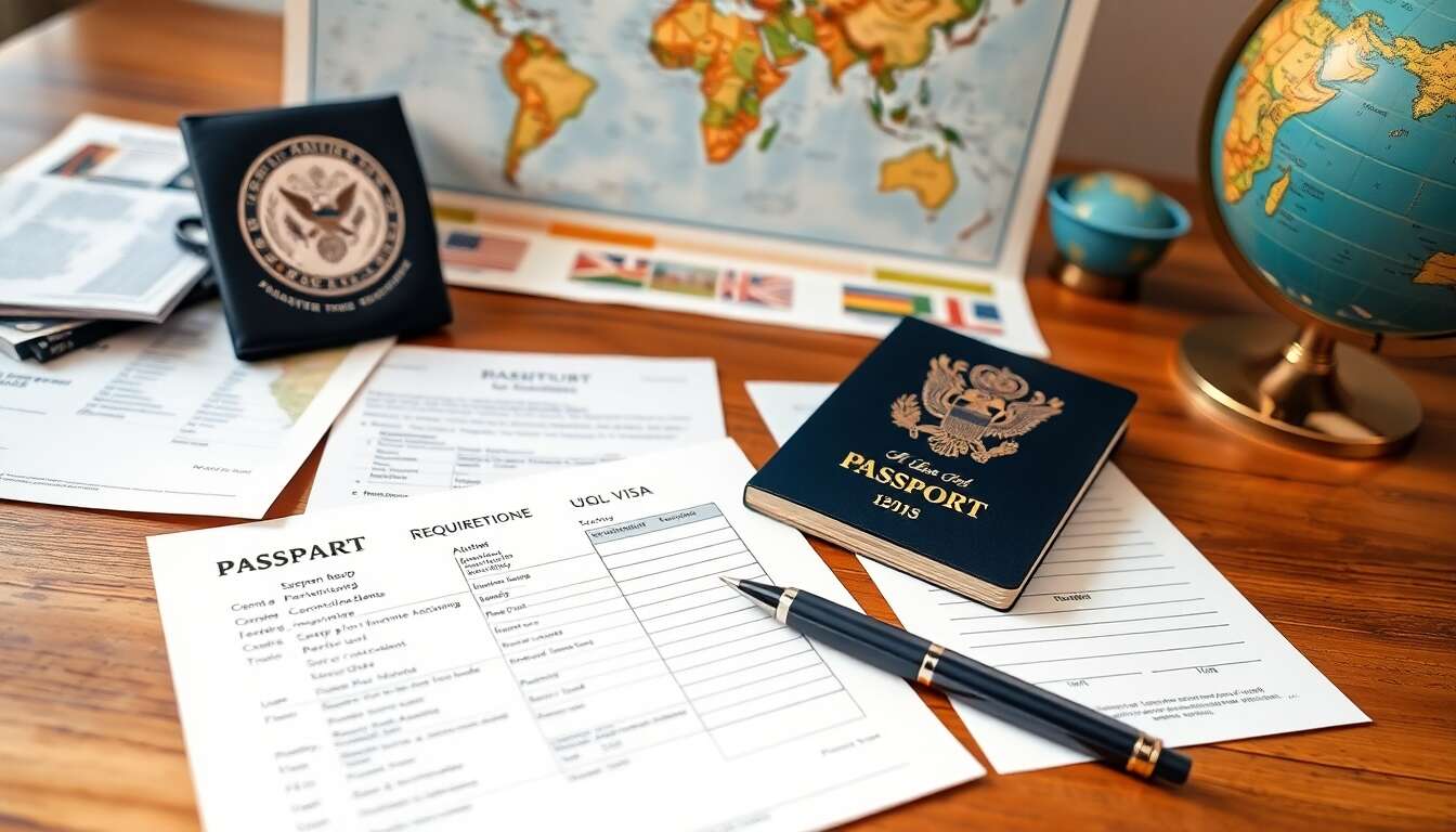 Vérifier passeports, visas et vaccins