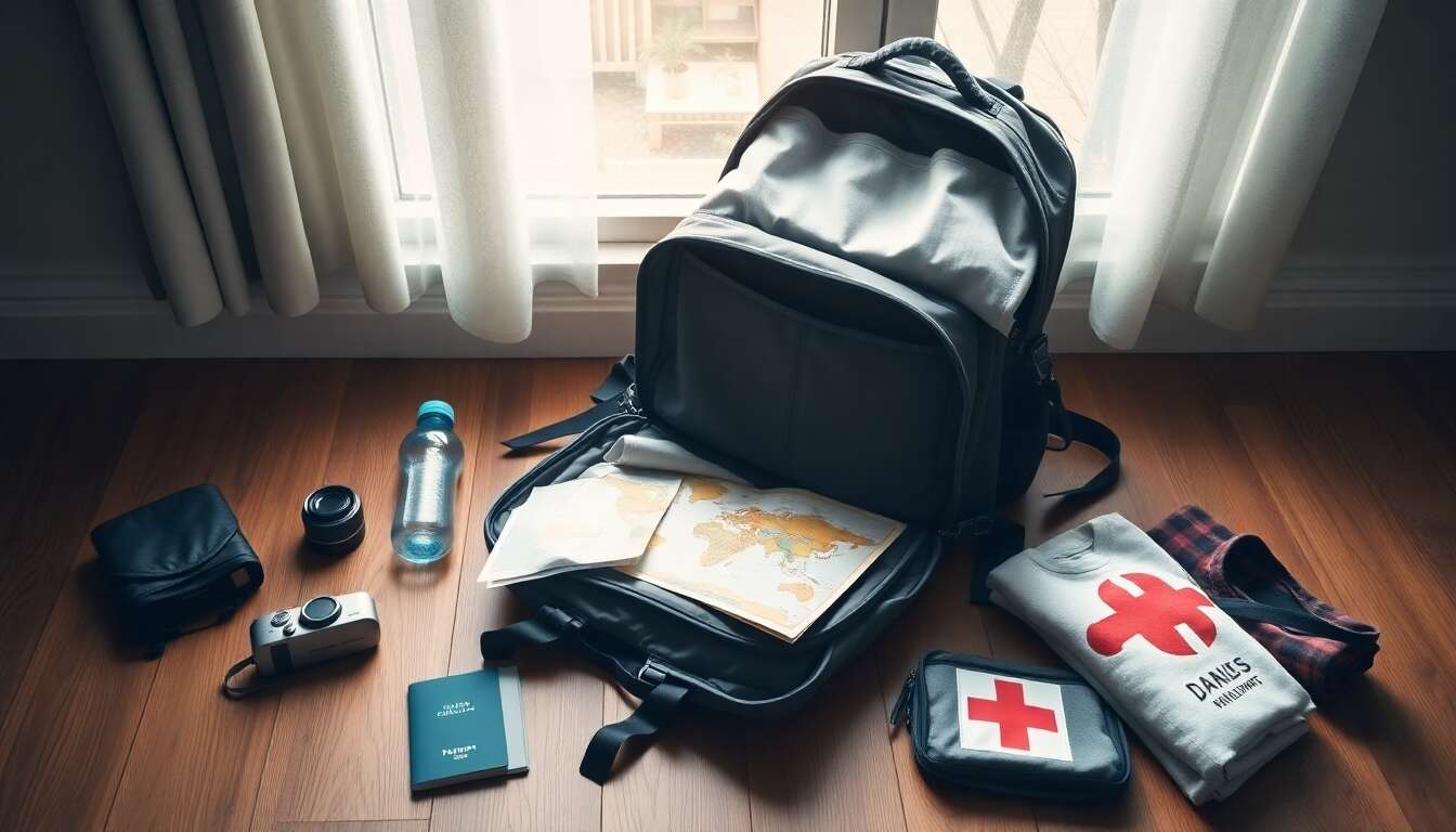 Préparer votre sac à dos et équipement essentiel