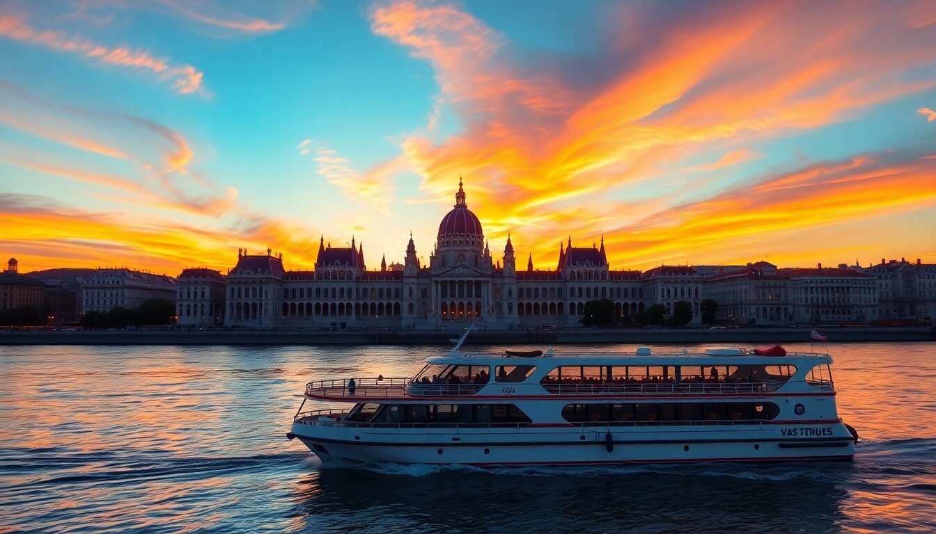 Croisière sur le danube et vues panoramiques sur budapest