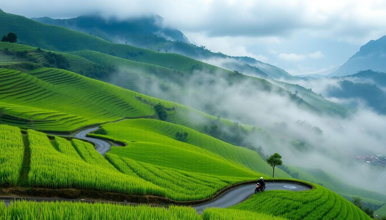 Admirer les paysages préservés de ha giang