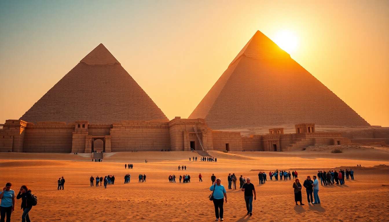 Découverte des pyramides de guizèh