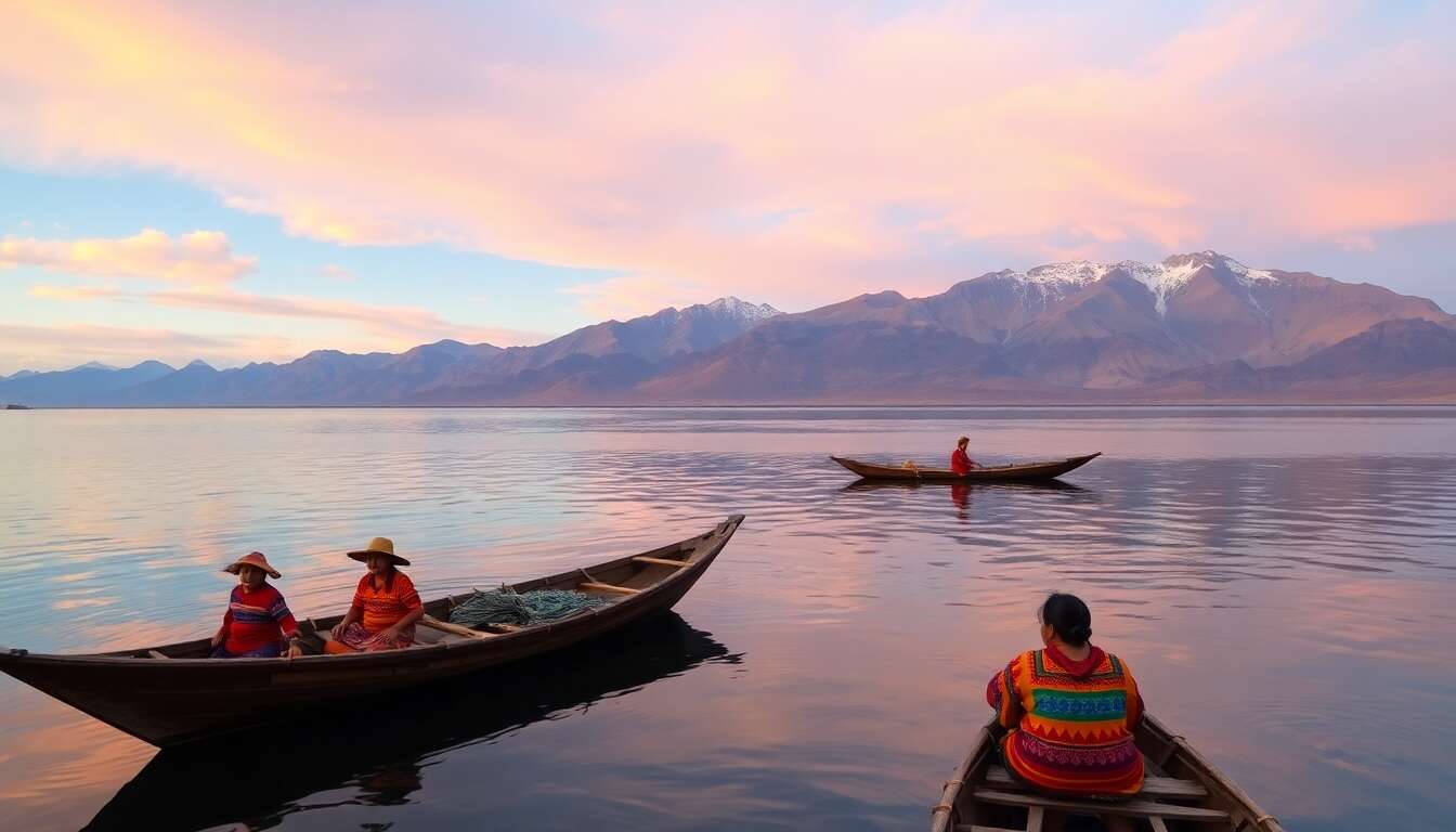 Naviguer sur le mythique lac titicaca