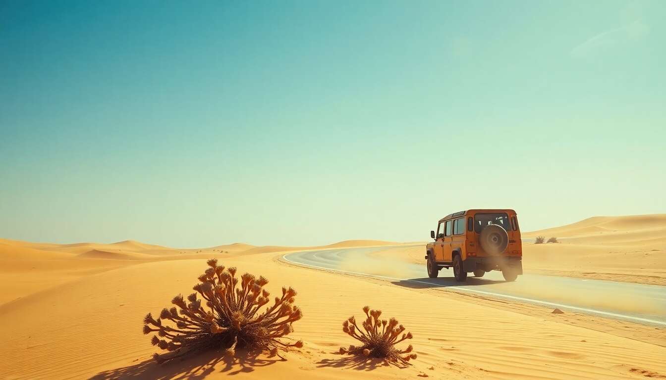 Immersion dans le désert du sahara
