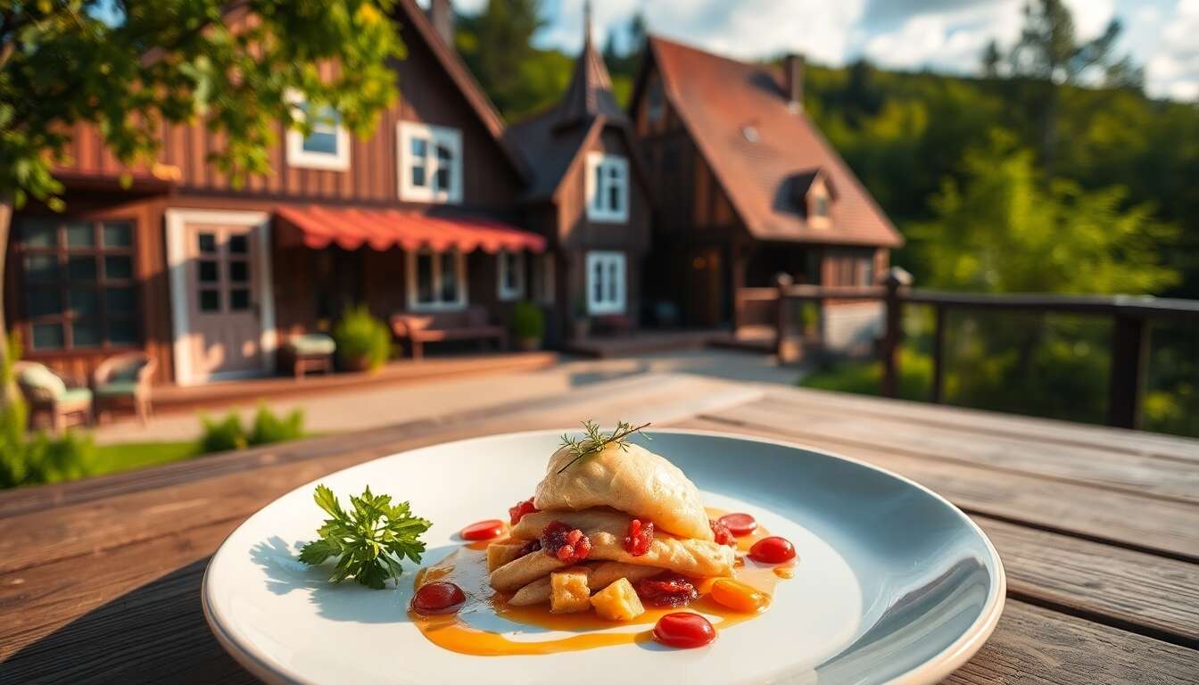 Hébergements originaux et gastronomie québécoise