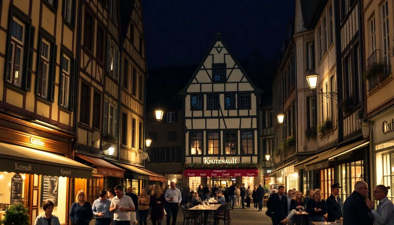 Profiter de l'ambiance nocturne de la krutenau