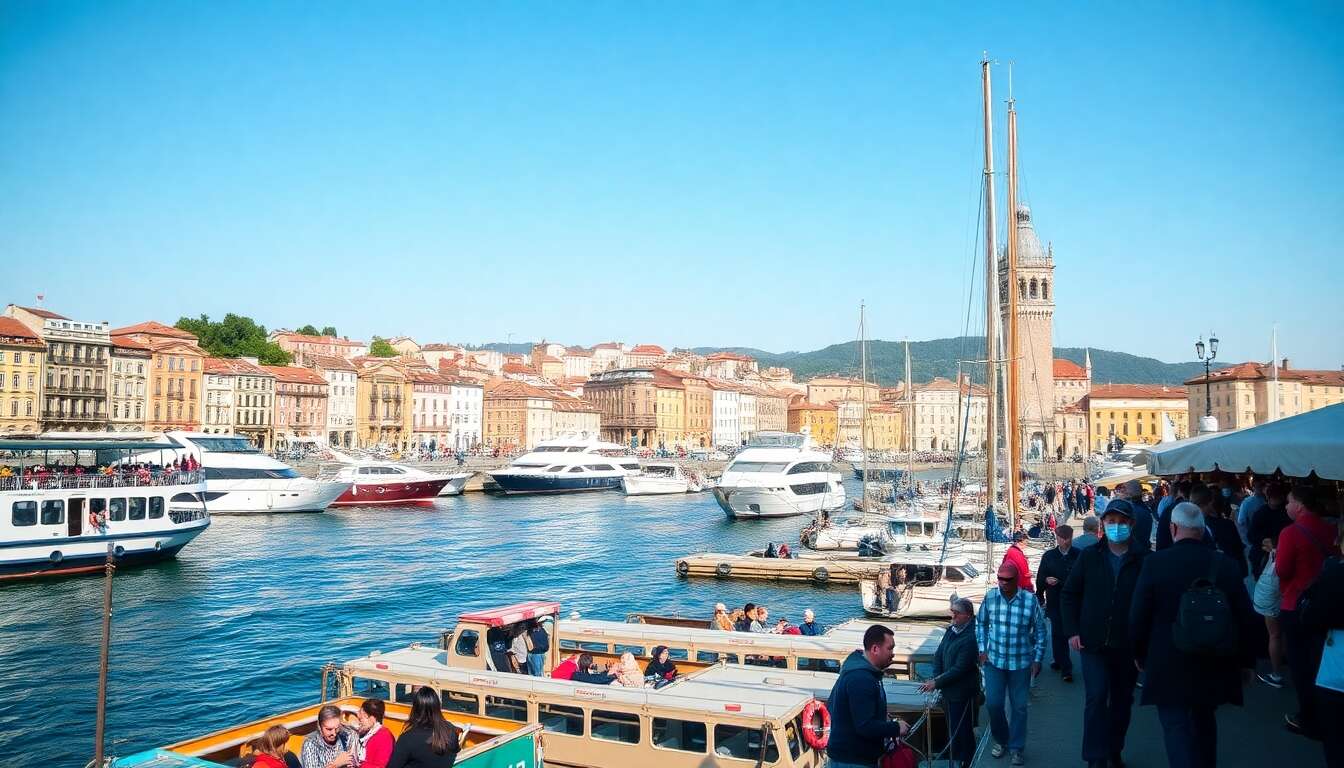 Options de ports de départ depuis le nord de l'italie