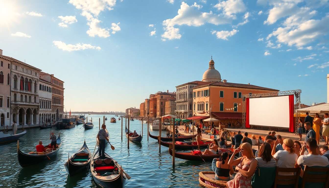 Activités estivales incontournables : gondoles, plages et cinémas en plein air