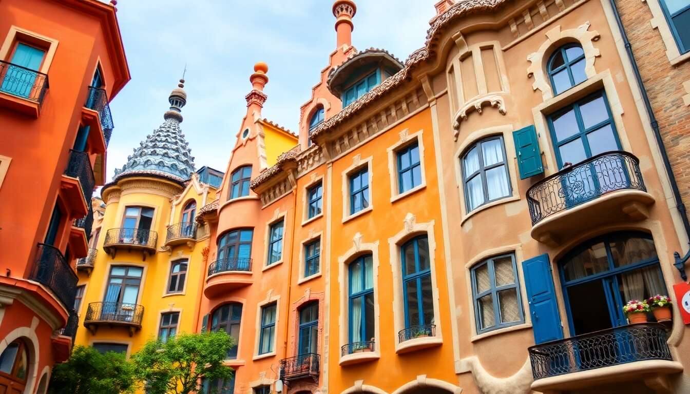La magie des maisons de gaudí