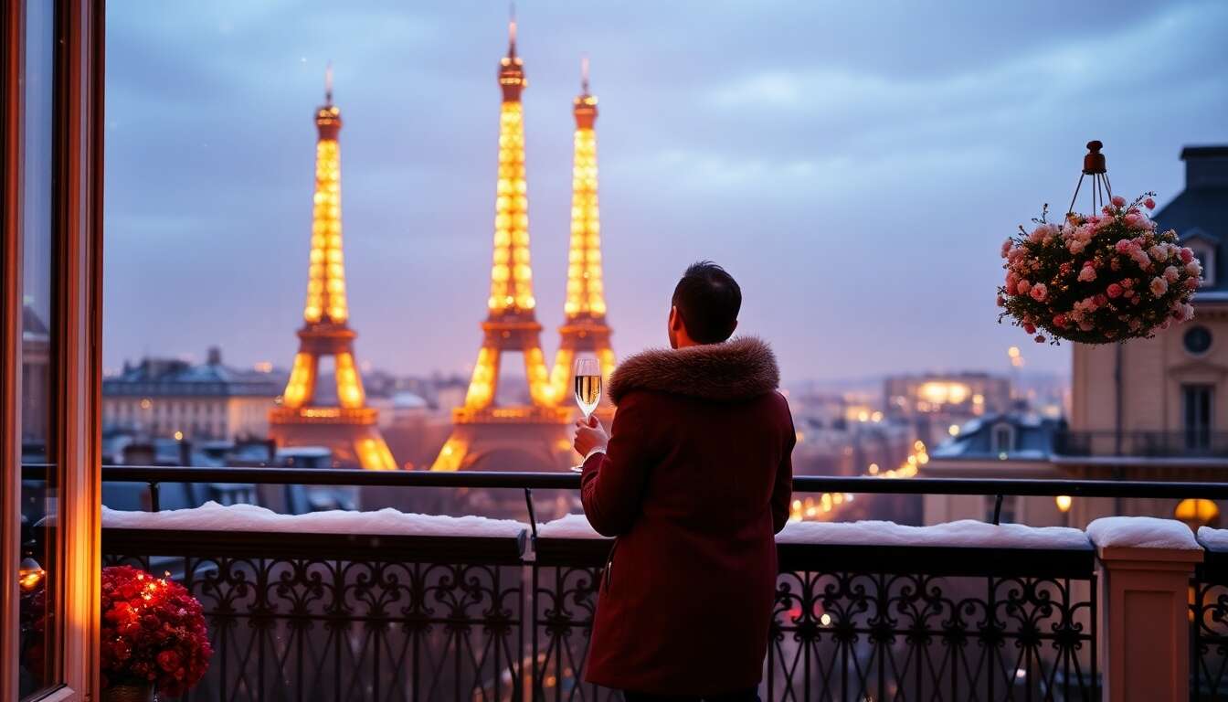 Célébrer le nouvel an en amoureux à paris