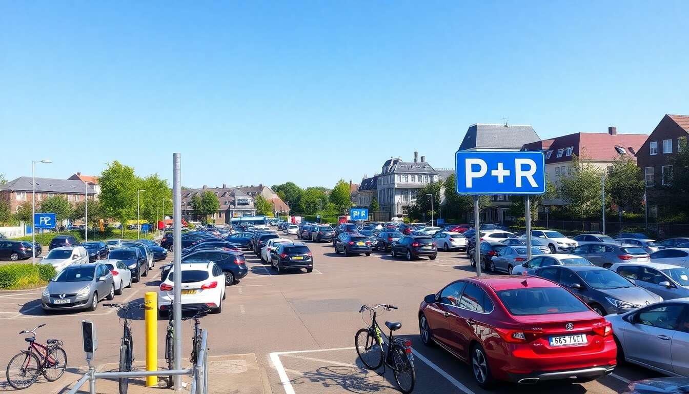 Les parkings p+r : une solution économique
