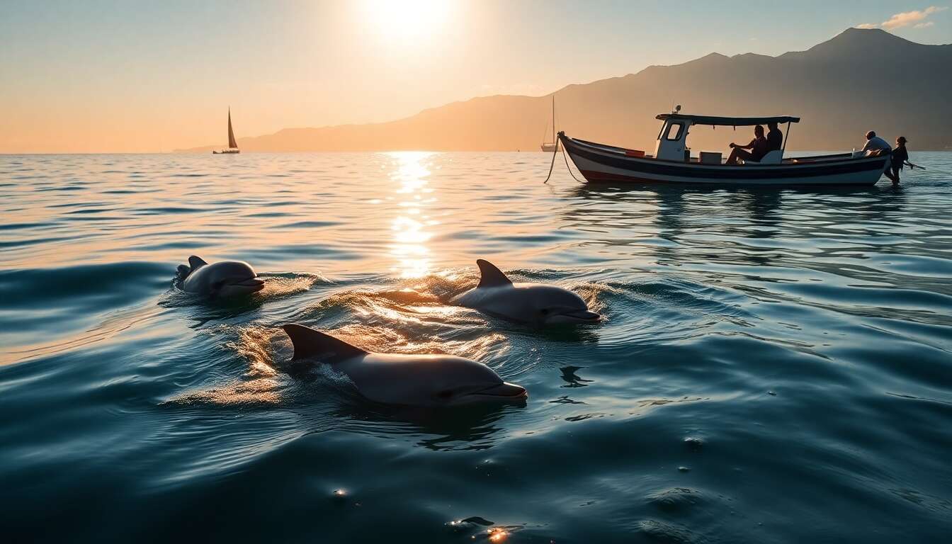 Rencontre avec les dauphins à lovina
