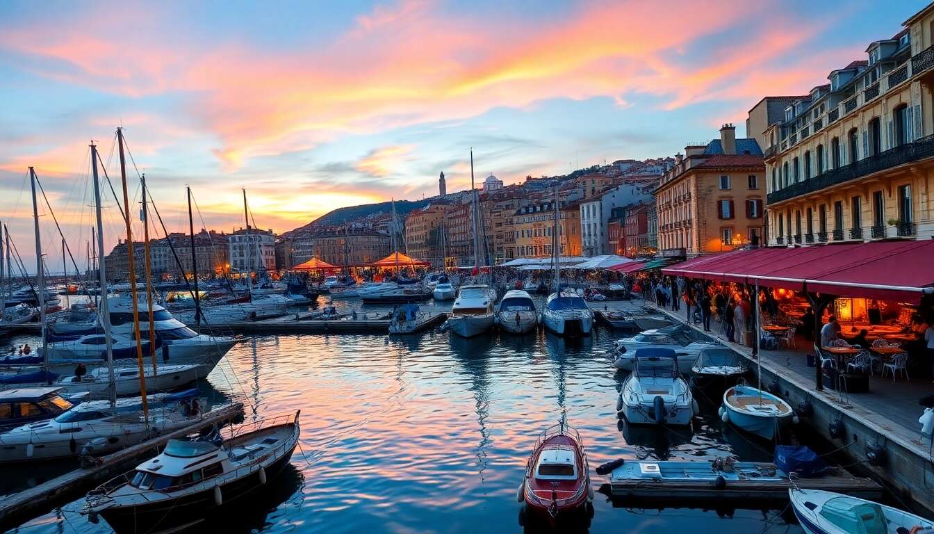 Le vieux-port de marseille