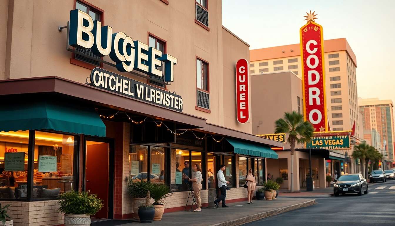 Hébergements économiques aux alentours du strip