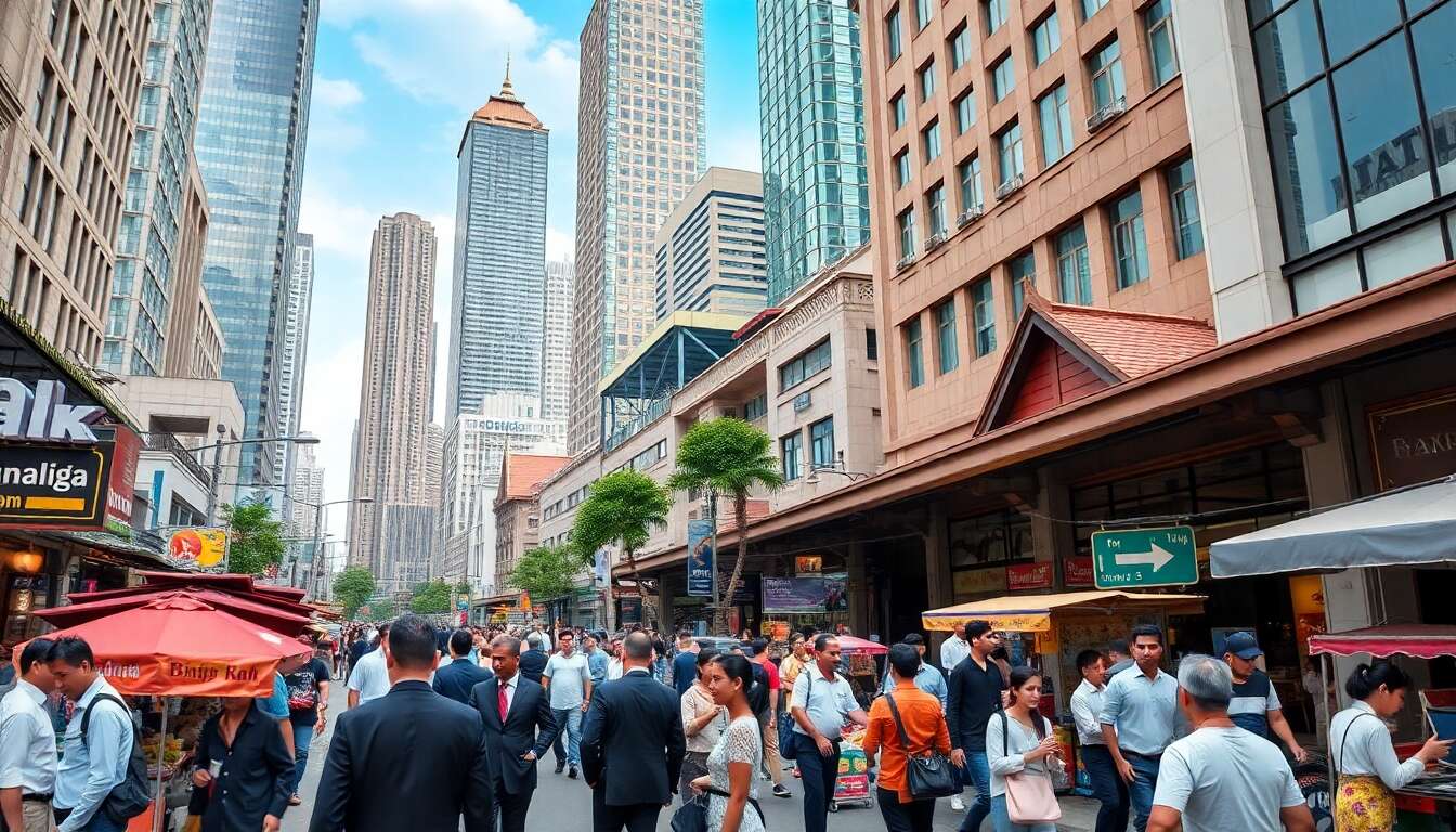 Vivre le business et le plaisir à silom et sathorn