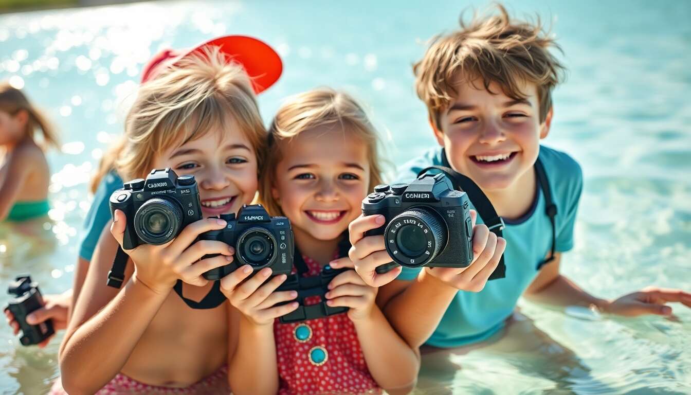 Appareils photo étanches pour enfants
