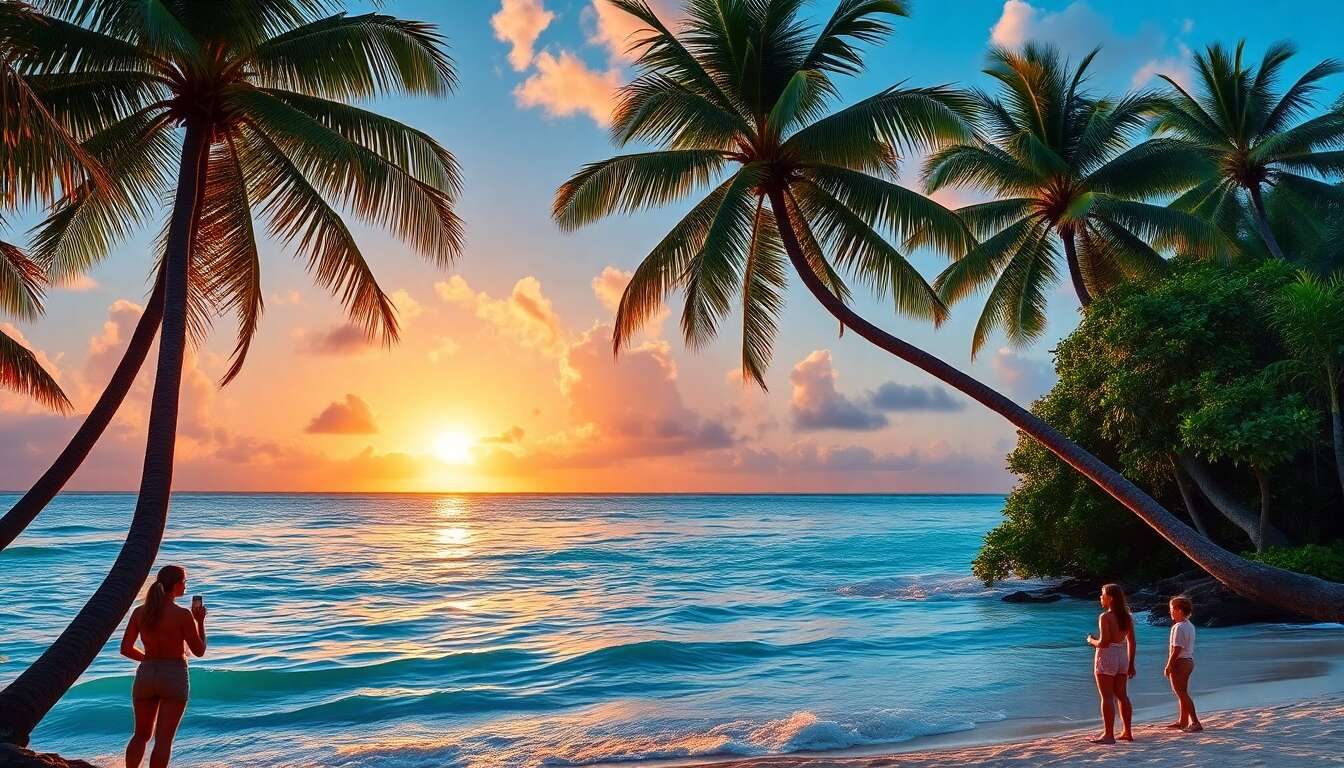 Climat tropical : chaud et humide