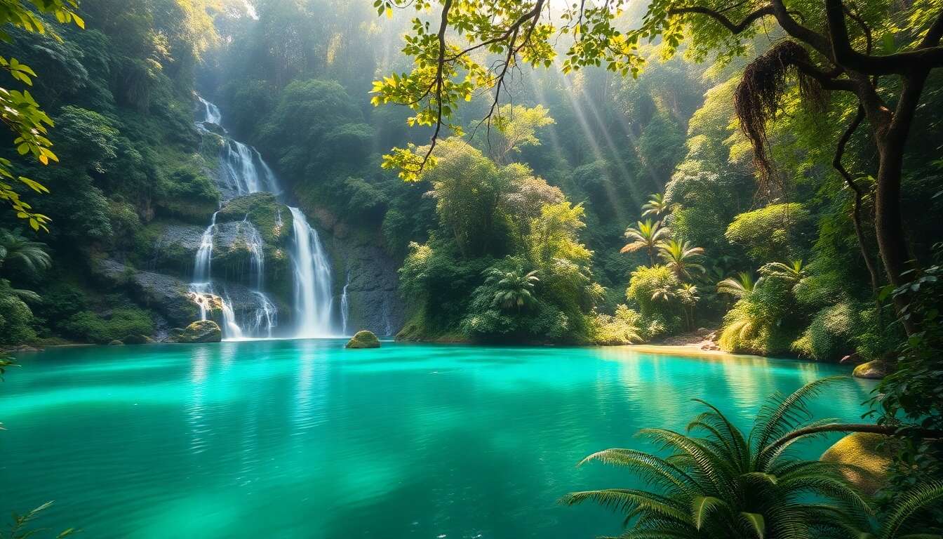 Itinéraire incontournable : de la catarata à la laguna azul