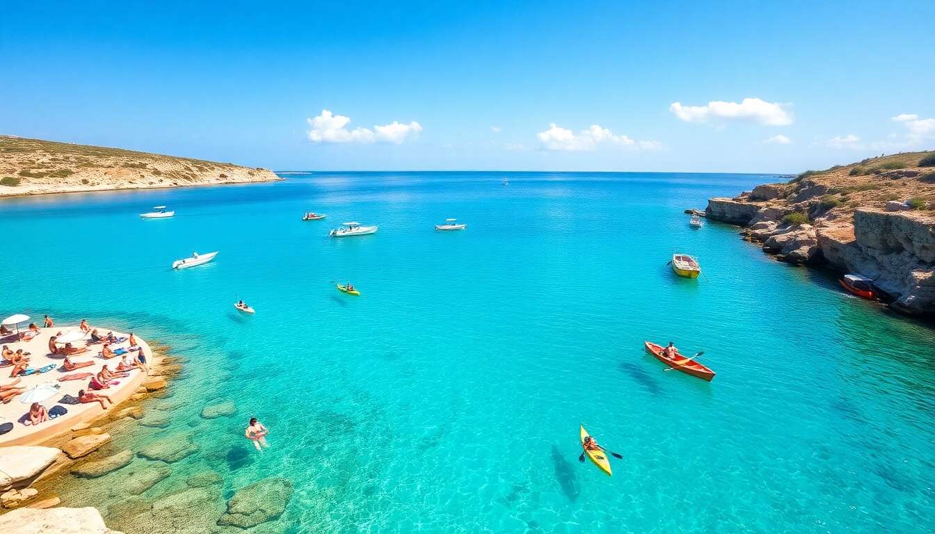 Détente à xlendi bay : plages et activités nautiques
