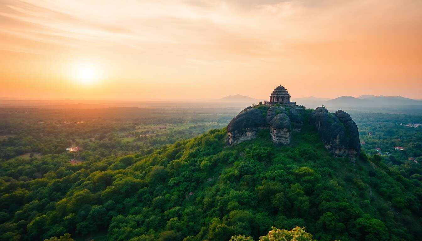 Le rocher du lion : une citadelle royale à explorer