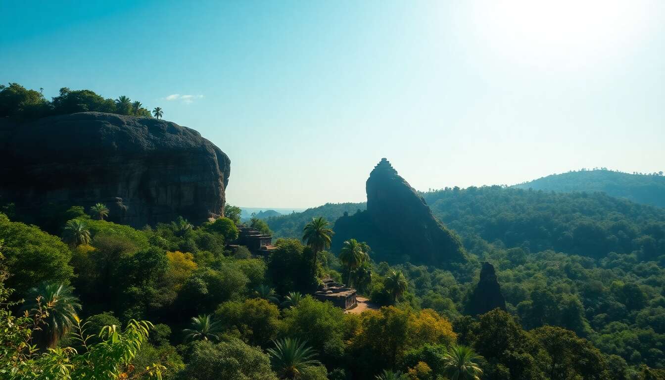 Découverte de la nature sauvage à sigiriya