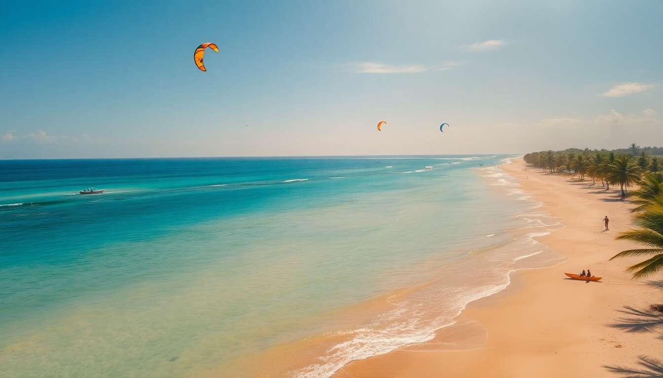 Que faire à kalpitiya ? du kitesurf bien sûr !