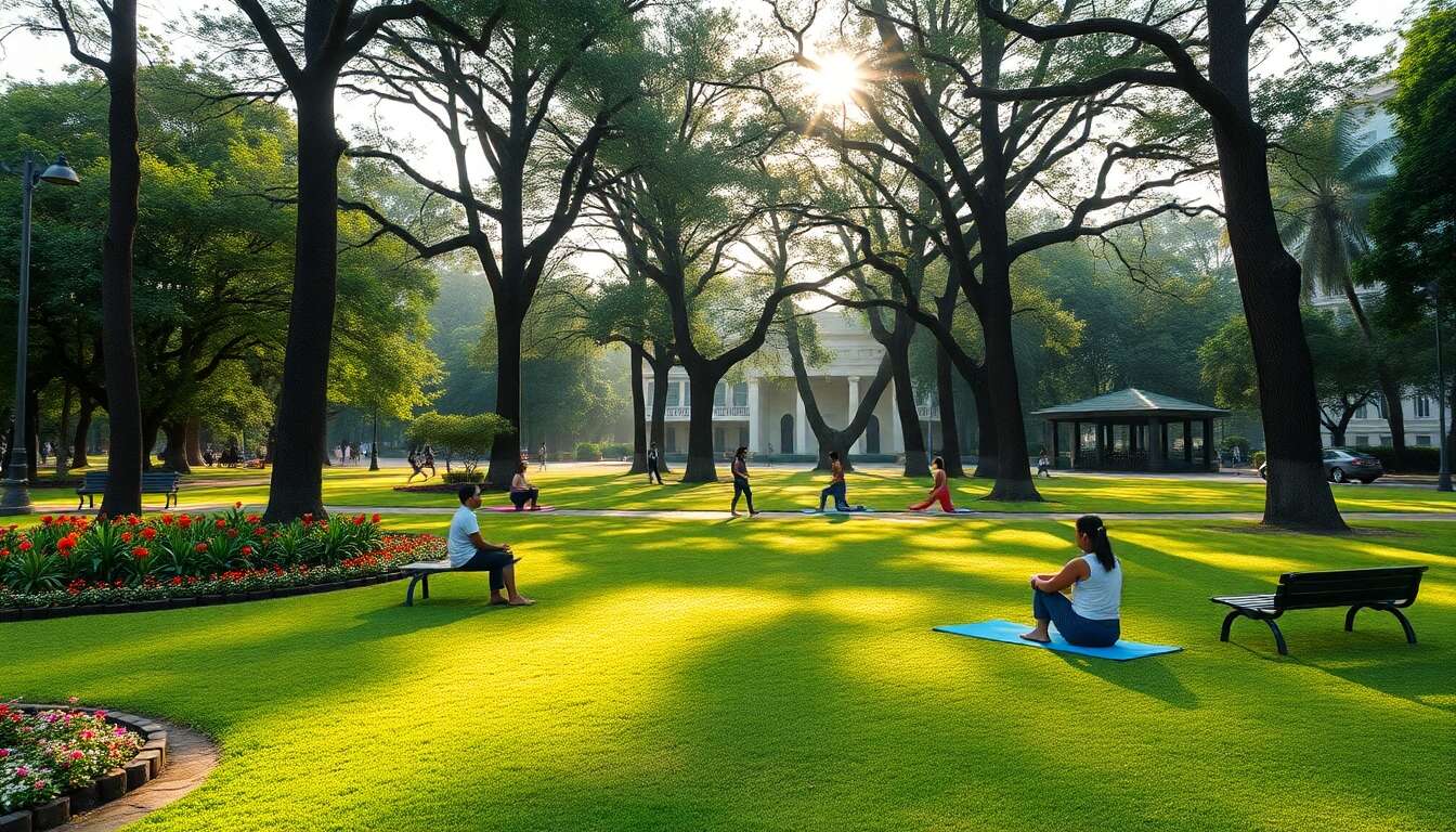 Se ressourcer dans les parcs et jardins de colombo