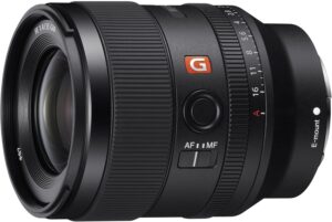 Sony SEL35F14GM | Objectif Plein format FE 35mm F1.4 GM - Optique G Master Premium de haute qualité