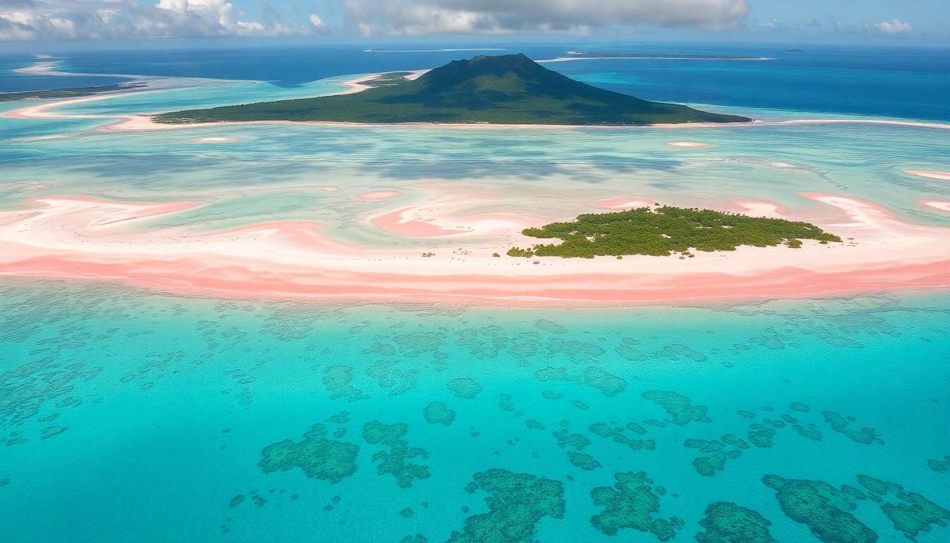 Excursions uniques : sables roses et récifs coralliens