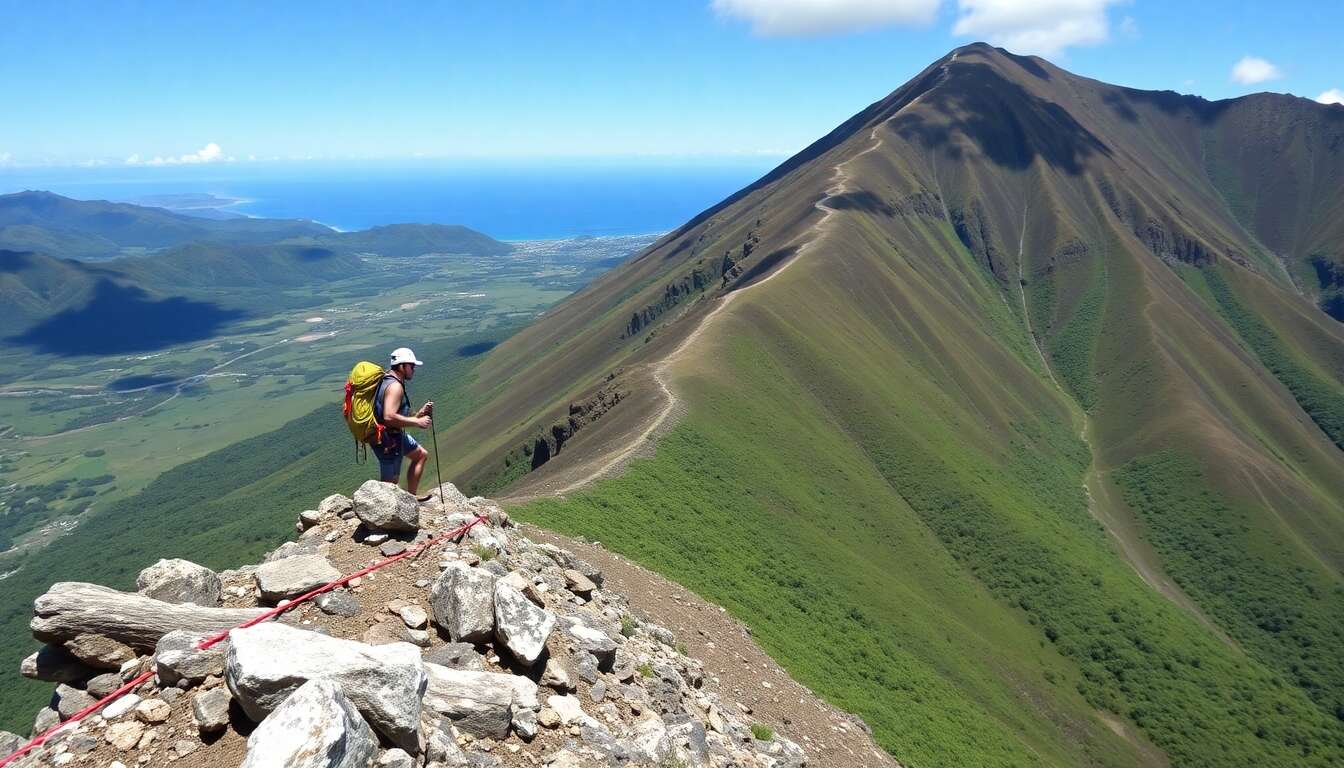 Escalader le mont teurafaatui pour une vue panoramique