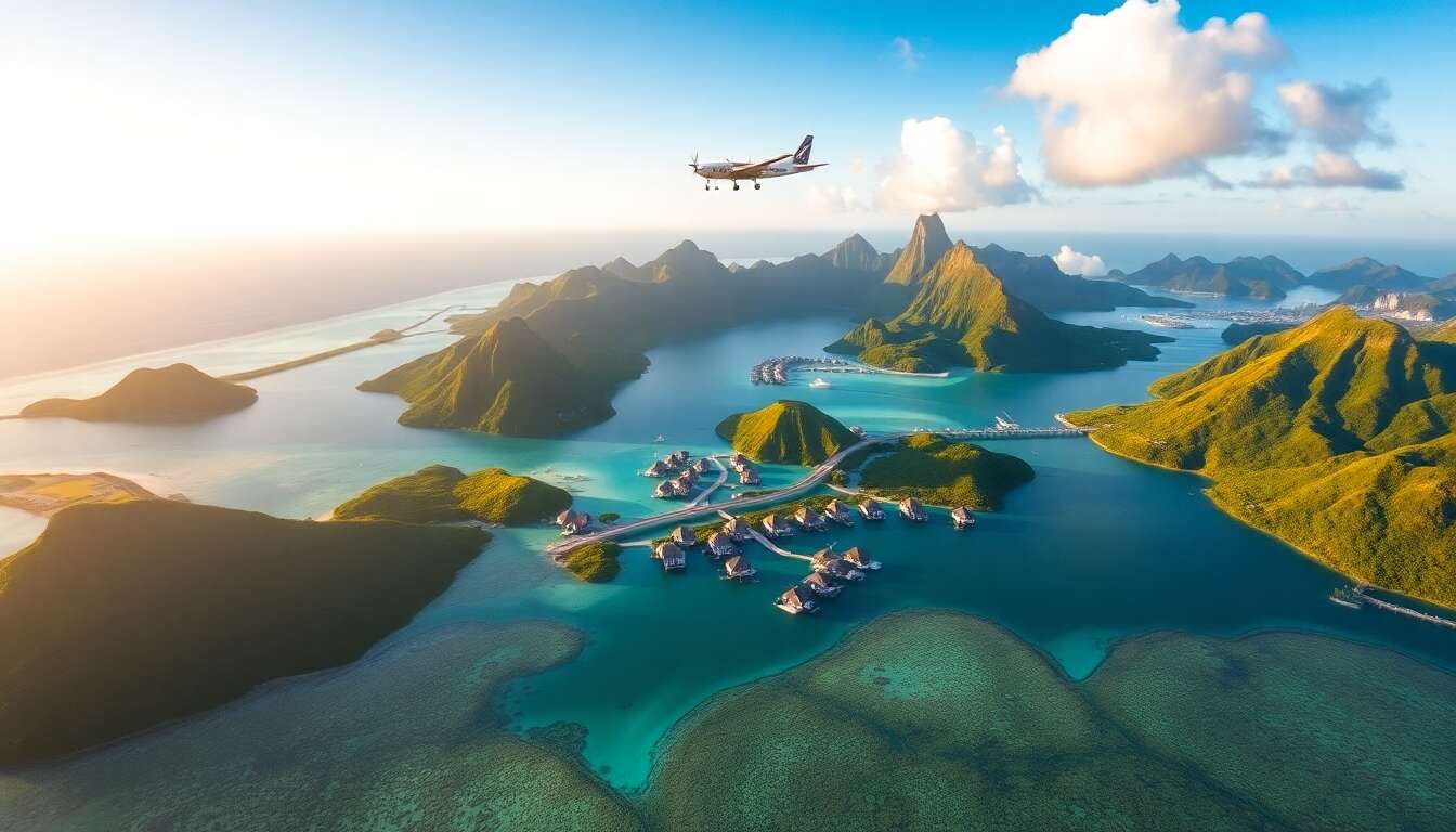 Survols aériens : admirer bora bora depuis le ciel