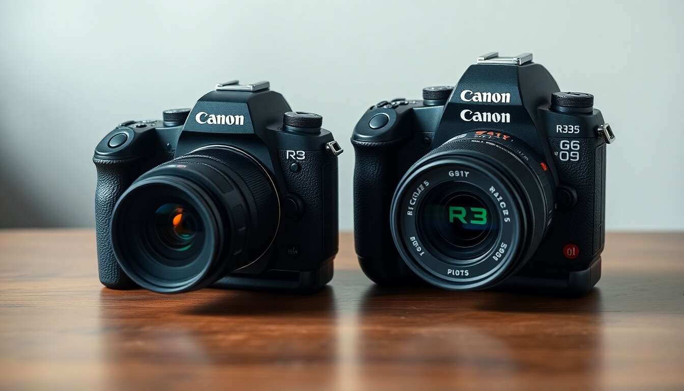 Design et ergonomie : différences notables entre le canon r5 mark ii et le canon r3