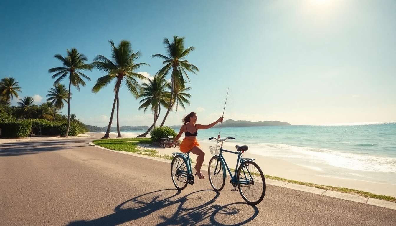 La digue : paradis des plages et balades à vélo