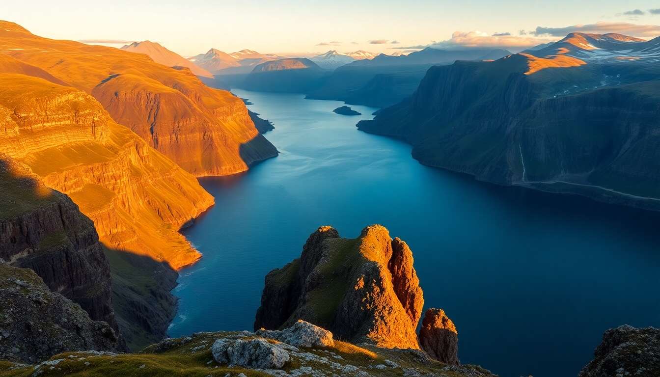 Découverte des fjords de l'est : un voyage entre mer et montagnes