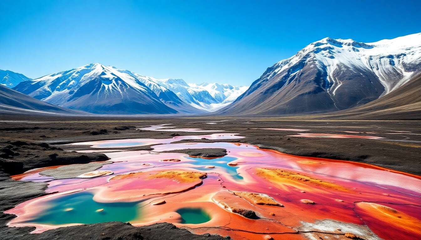 La vallée de hveradalir : un spectacle naturel