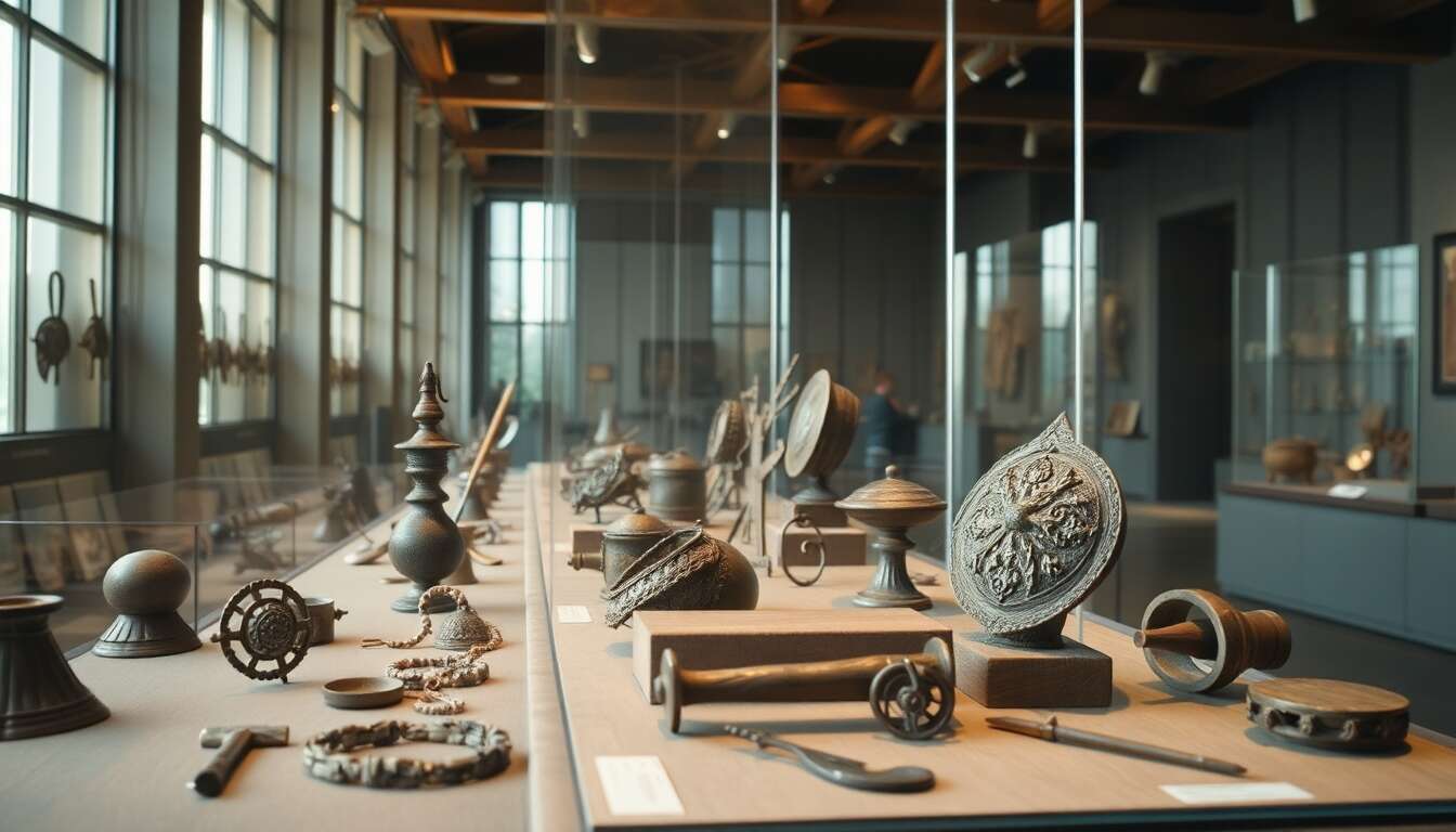 Vestiges archéologiques : trésors du musée national