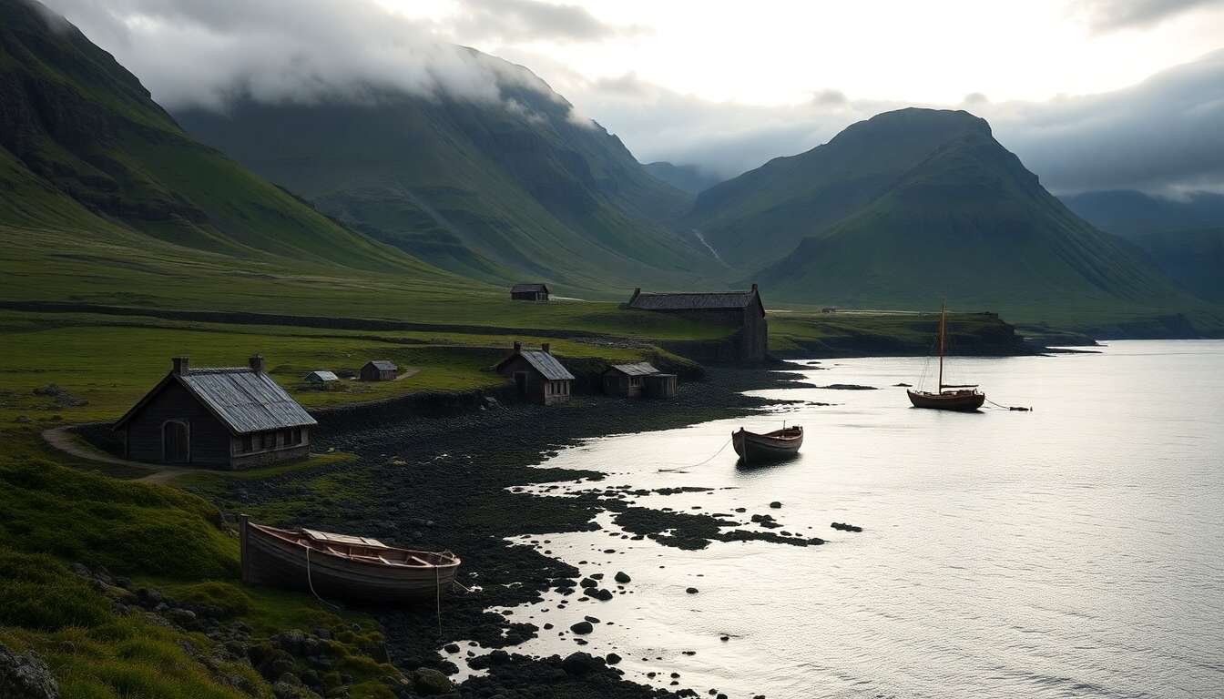 Sur les traces d'éric le rouge à borgarnes