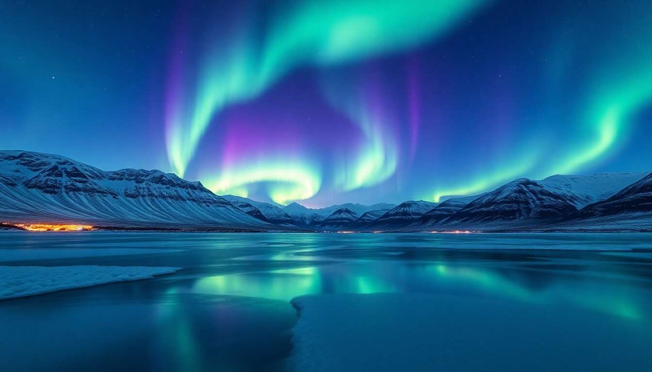 Aurores boréales en islande : un spectacle lumineux exceptionnel